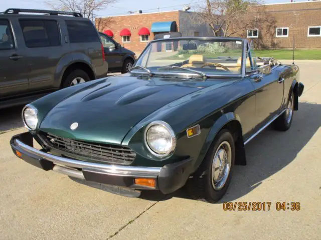 1978 Fiat 124 Spider NO RESERVE AUCTION - LAST HIGHEST BIDDER WINS CAR!