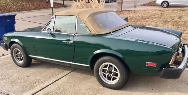 1978 Fiat 124 Spider convertible