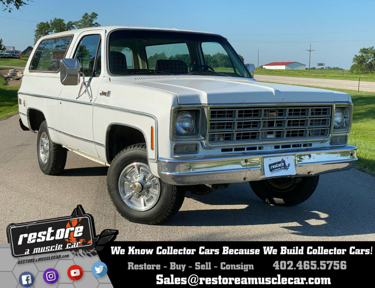 1978 GMC Jimmy K5 High Sierra, 4x4, 350ci - V8, Auto, White