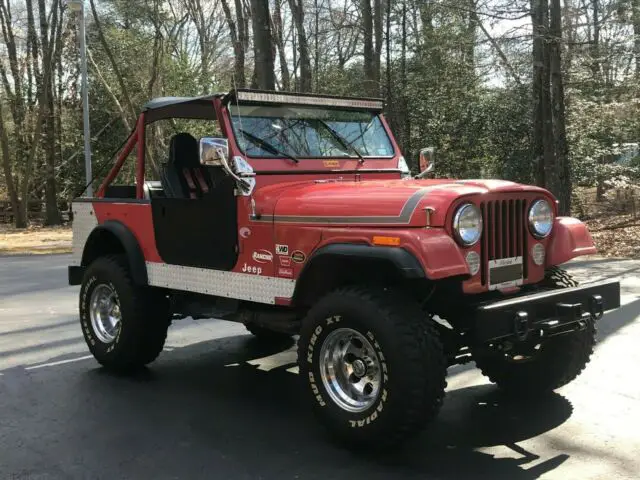 1978 Jeep CJ 304 V8. 3-SPEED MANUAL. 4X4. BIKINI TOP