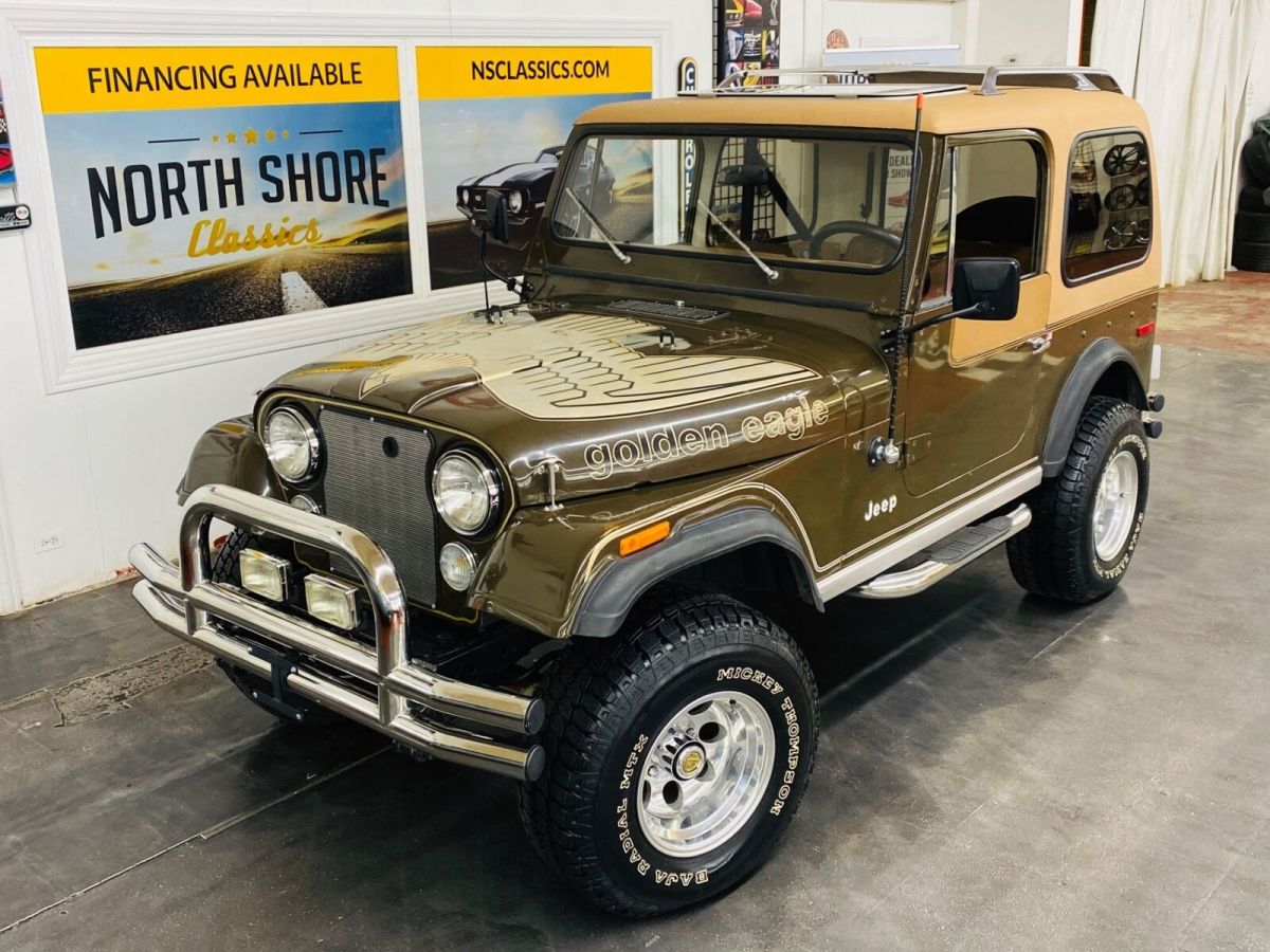 1978 Jeep CJ - GOLDEN EAGLE - LEVIS EDITION - FACTORY V8 ENGINE