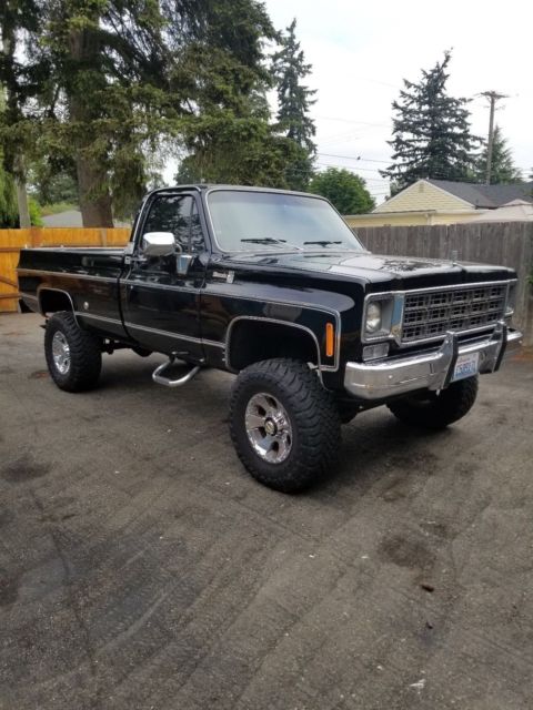 1978 K20 C10 Chevy Truck 4x4 Beautiful Condition Camper Special For Sale