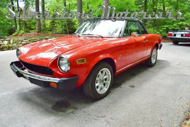 1978 Fiat 124 Spider Spider