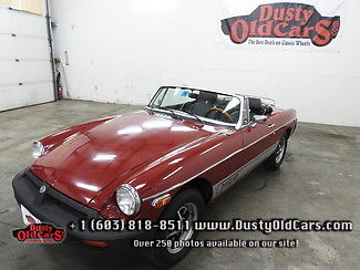 1978 MG MGB Runs Great Body Inter VGood Webbr ElecFan NoRust