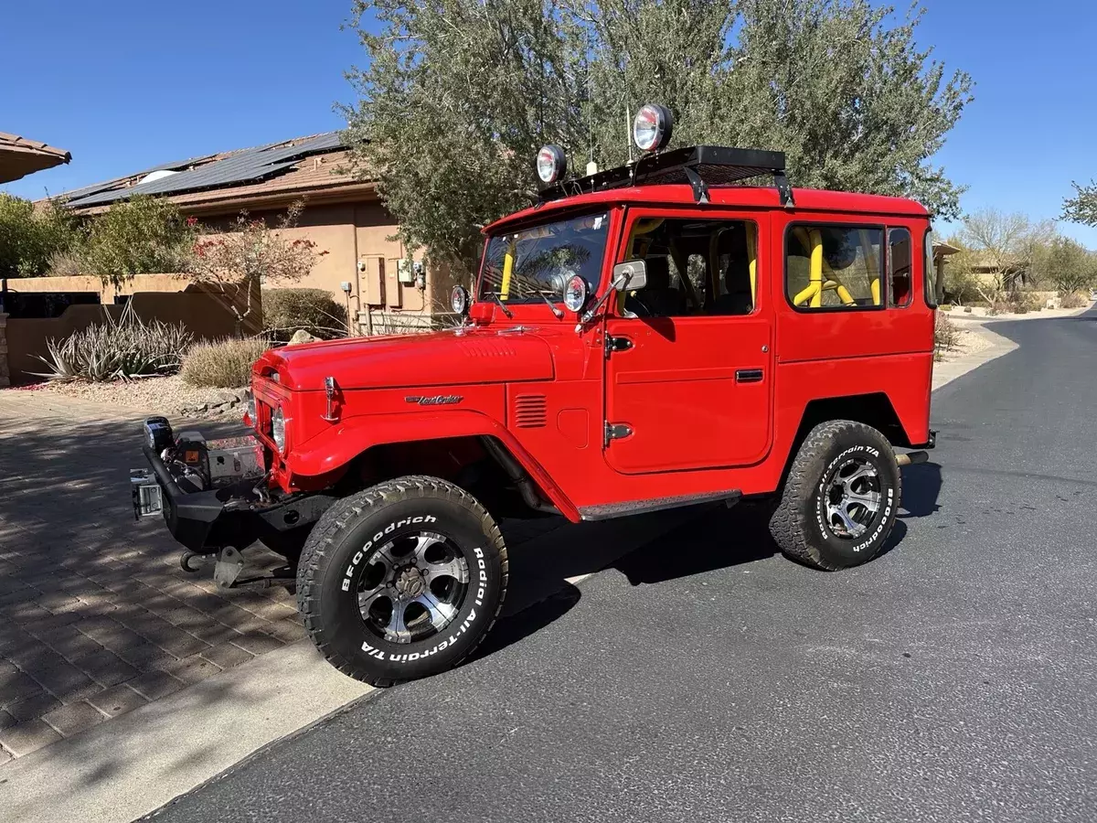 1978 Toyota Land Cruiser Red 1978 Toyota Land Cruiser