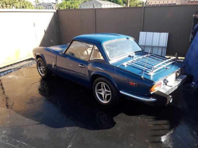 1978 Triumph TR-6 two door coupe