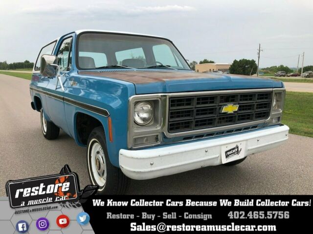 1979 Chevrolet Blazer , AC, Hard to find 2WD Square Body, Clean, Blue