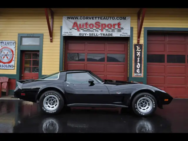 1979 Chevrolet Corvette L82 4-Speed Black Black All Orignal!