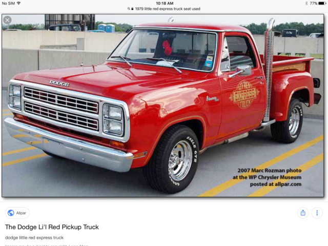 1979 Dodge Lil Red Express Adventurer D150
