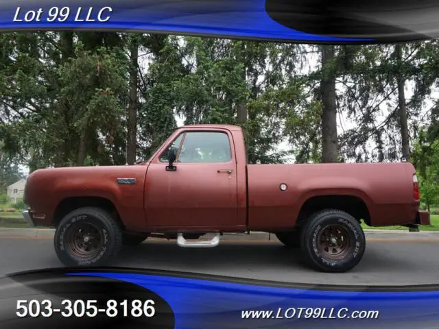 1979 Dodge Power Wagon Short Bed 4X4