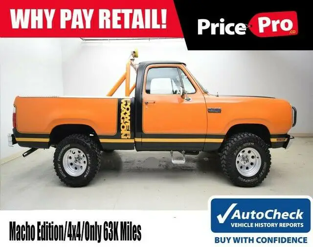 1979 Dodge Power Wagon MACHO Edition 4WD 360 V8