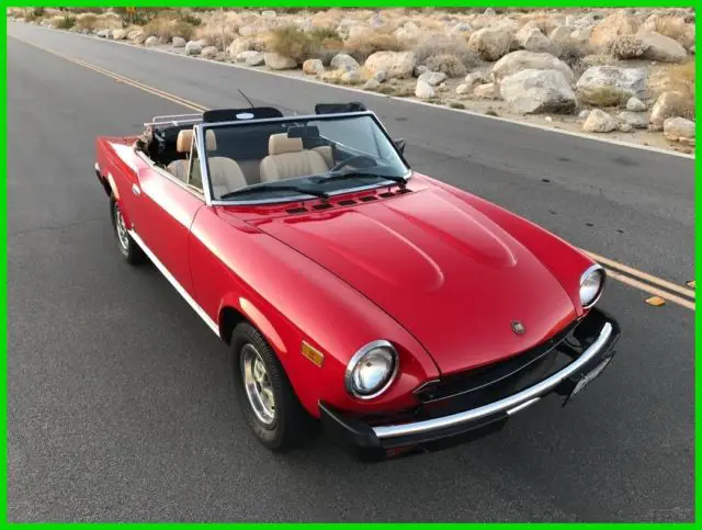 1979 Fiat 124 Spider 1979 Fiat 2000 Spider 124 Pininfarina