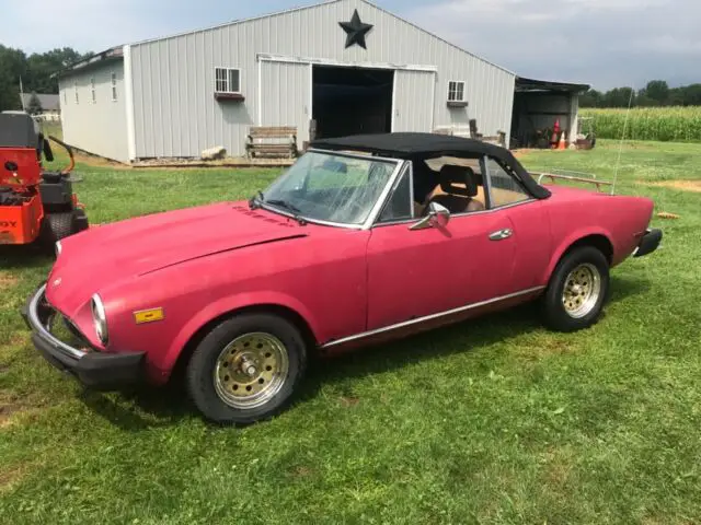 1979 Fiat Spider 2000 2000 Spider