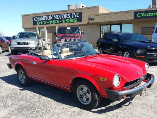 1979 Fiat 124 Spider Classica 2000