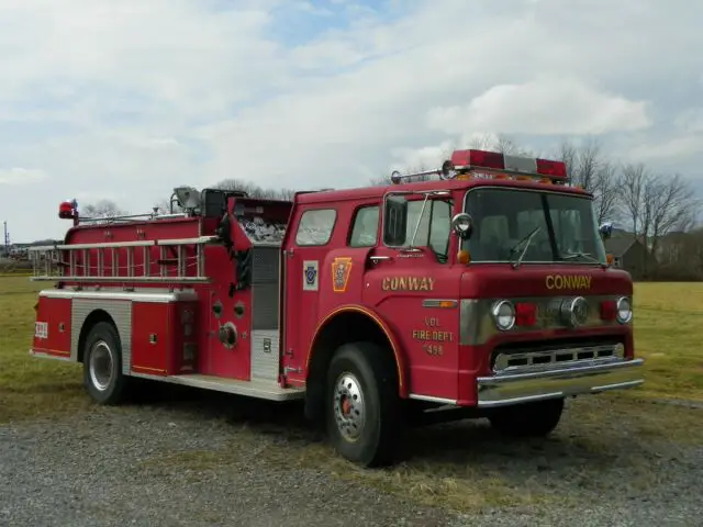 Ford f Fire Truck