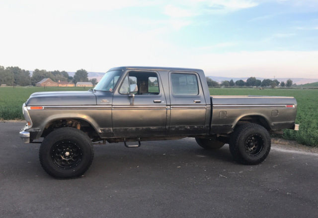 1979 Ford F250 Crew cab 4x4 pickup truck - 4 door crewcab with No Reserve! 