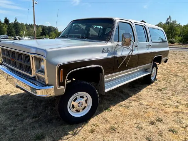 1979 GMC Suburban Sierra Classic No reserve suburban squarebody 3/4 ton 4x4