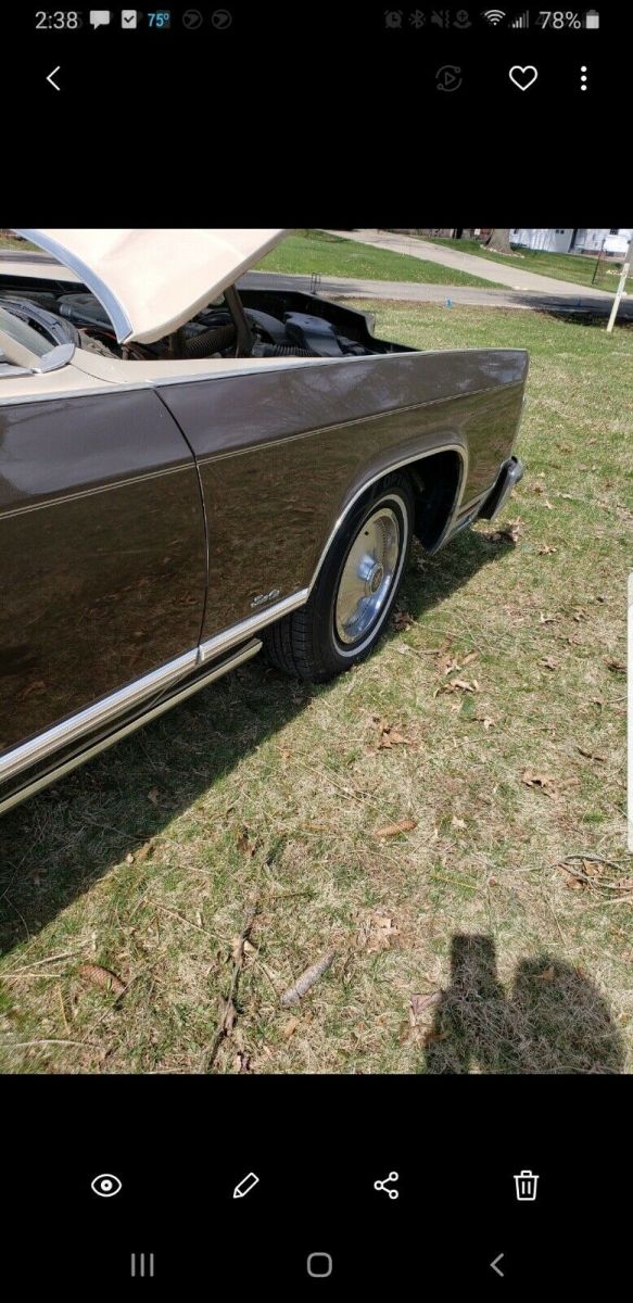 1979 Lincoln Continental brown