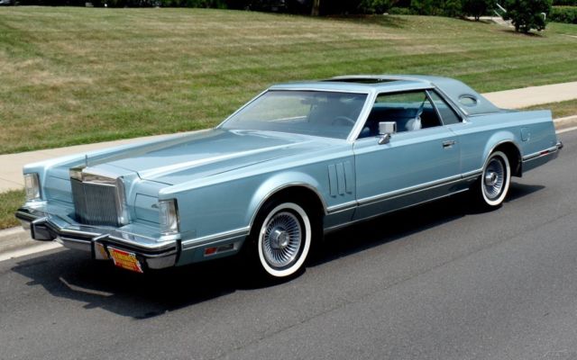 1979 Lincoln Continental Mark V Cartier edition-Lowest mileage one in the w