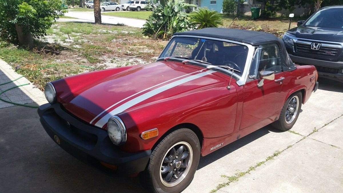 1979 MG Midget Convertible Roadster 1275cc and Weber Carb.
