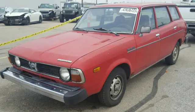 1979 Subaru DL WAGON 4 WHEEL DRIVE WAGON 4 WHEEL DRIVE