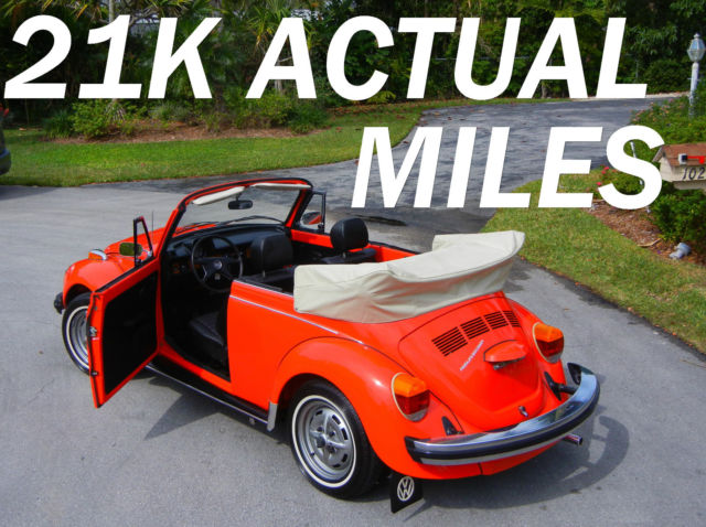 1979 Volkswagen Beetle - Classic 21K ACTUAL MILES 100% ORIGINAL