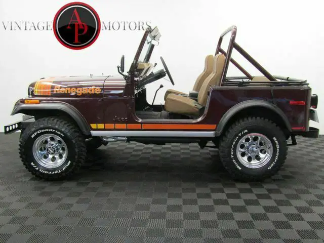 1980 Jeep CJ RENEGADE PS 4X4 V8