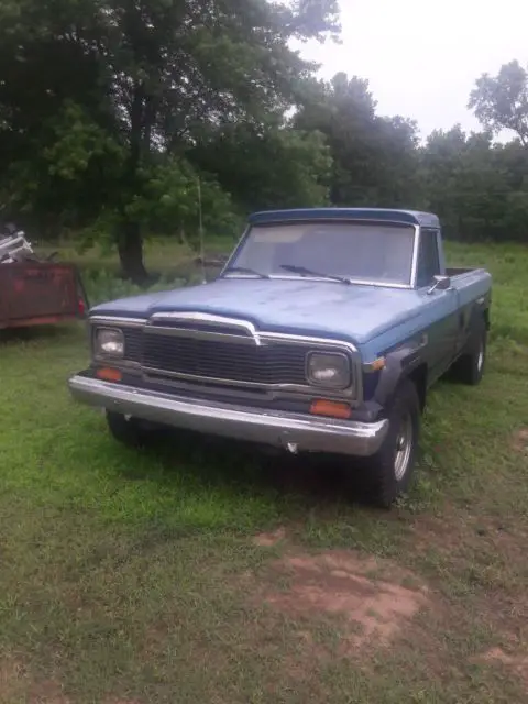 1980 Jeep J10 blue