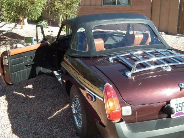 1980 MG MGB brown