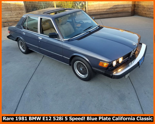 1981 BMW 5-Series 528i
