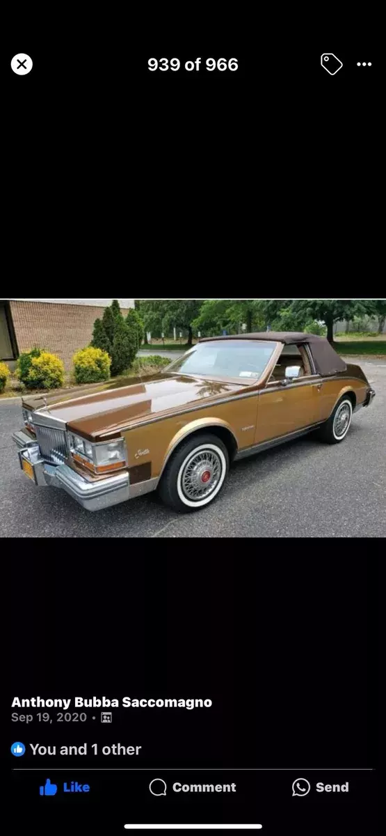 1981 Cadillac Seville Sedan Brown for sale