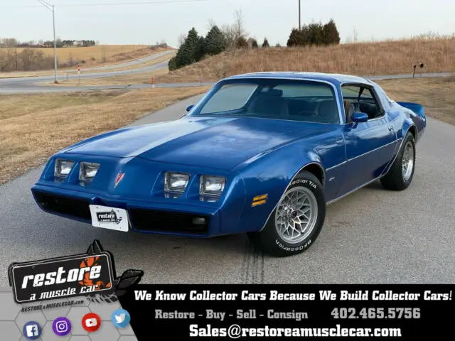 1981 Pontiac Firebird Esprit, 231ci - V6, Automatic, T-Tops, Blue