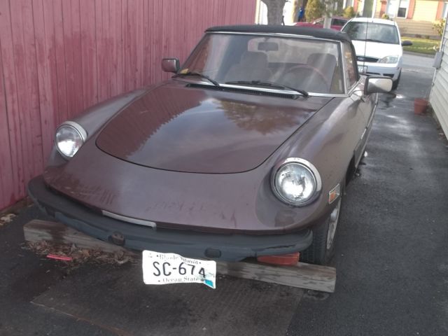 1981 Alfa Romeo Spider