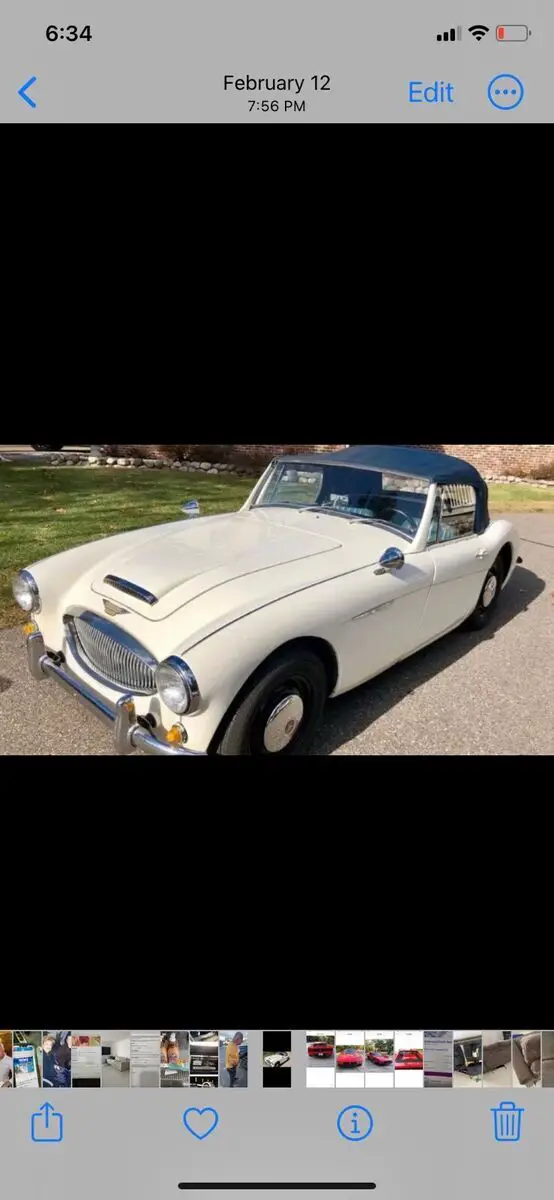 1982 Austin Healey 3000 replica