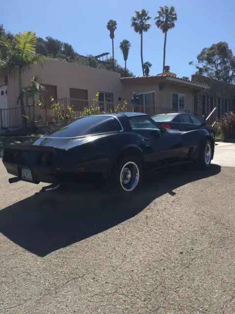 1982 Chevrolet Corvette Black Leather