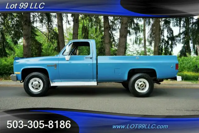 1982 Chevrolet C/K 20 Series K20 Scottsdale 2dr 4X4 6.5L Diesel V8 Long Bed