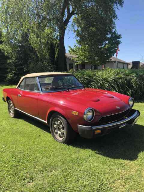 1982 Fiat 124 SPIDER