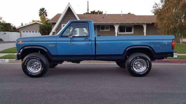 1982 Ford F-250 EXPLORER 4X4 CALIFORNIA TRUCK 80K ORIGINAL MILES