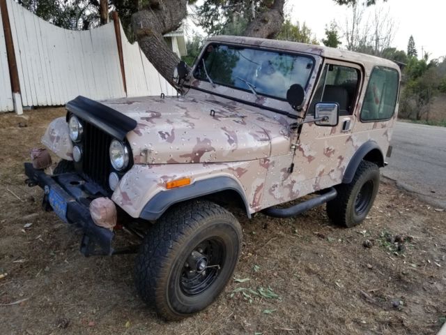 1982 Jeep CJ Fuel Injected and fun 4x4