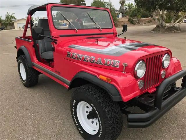 1982 Jeep CJ CJ7 RENEGADE