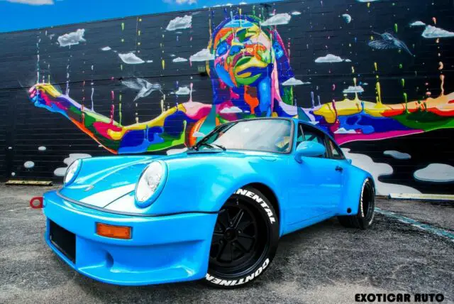 1982 Porsche 911 MIAMI BLUE LIGHTWEIGHT WIDEBODY 3.6 HOT ROD