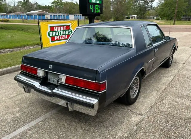 1983 Buick Regal Coupe Blue RWD Automatic T-TYPE for sale