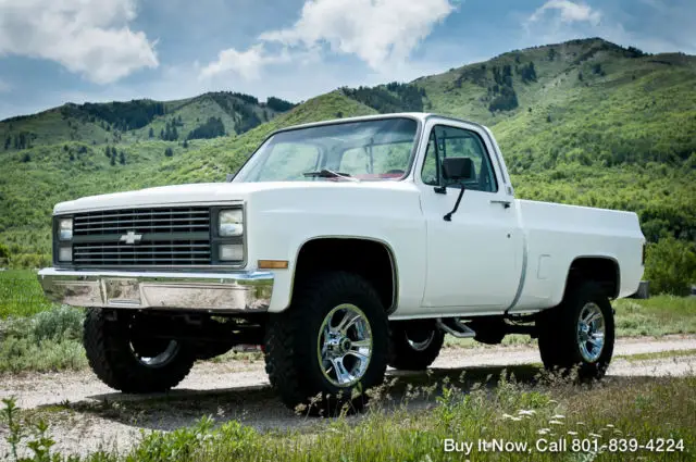 1983 Chevrolet C/K Pickup 1500 K10 4X4 Chevy Crate 4-Bolt Main 350 V8 SHOP TRUCK