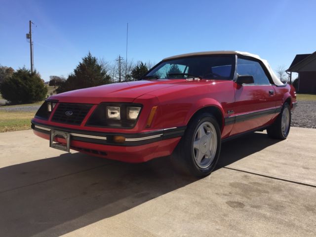 1983 Ford Mustang GLX 5.0 Conv~Original Docs~Marti~Rebuilt Eng/Trans