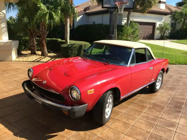 1983 Fiat 124 Spider