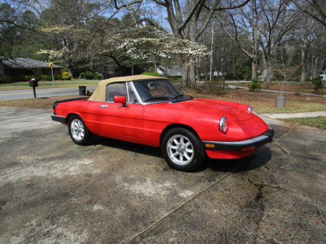 1984 Alfa Romeo Spider Restored