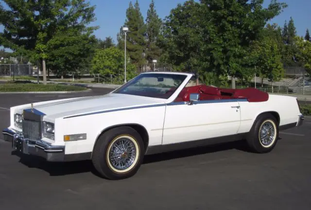 1984 Cadillac Eldorado Biarritz Convertible. 73k miles