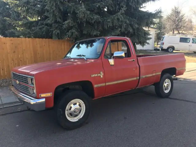 1984 Chevrolet C/K Pickup 2500 SCOTTSDALE SILVERADO CHEVY TRUCK K5 BLAZER