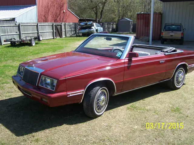 1984 Chrysler LeBaron