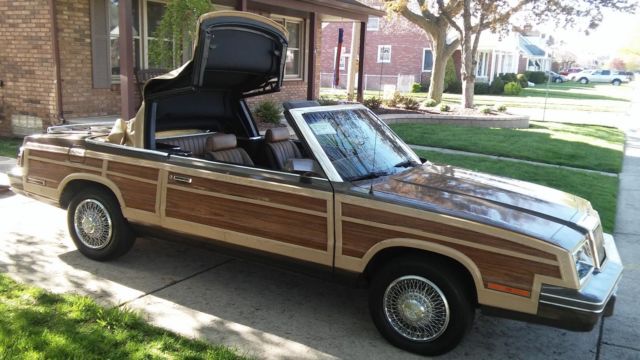 1984 Chrysler LeBaron Woodie Convertible